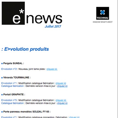 e-news Juillet 2017