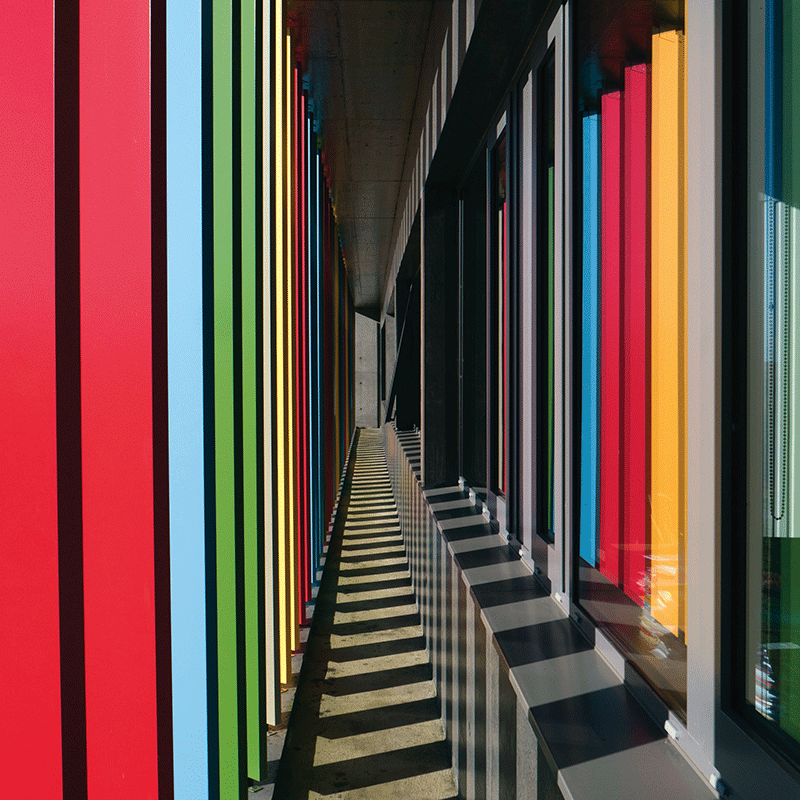 TECHNAL libère les couleurs pour une architecture vivante