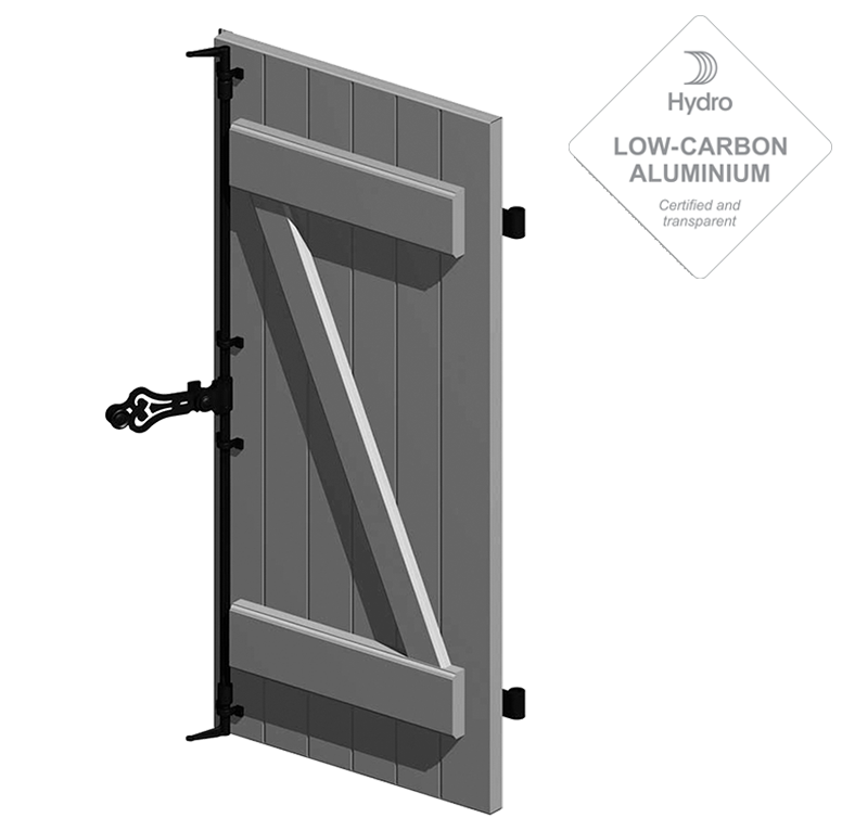 Tradictional solution of hinged shutter