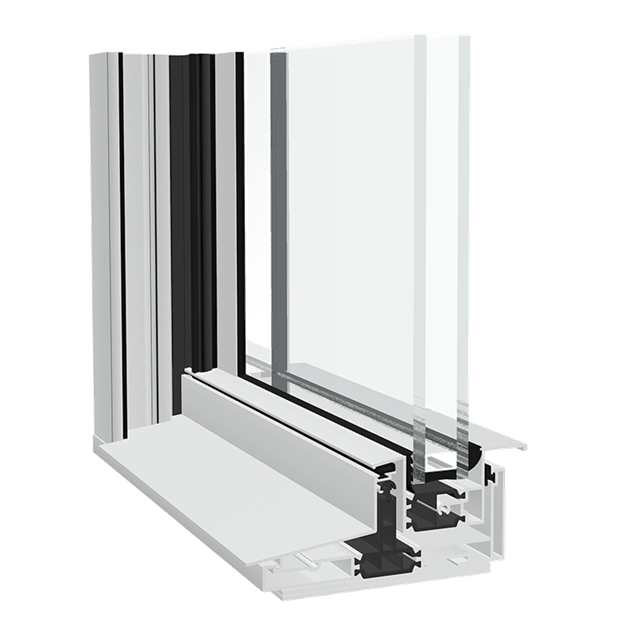 Aluminium window DualSLIDE Vertical Sliding