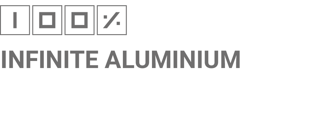 100% Infinite Aluminium